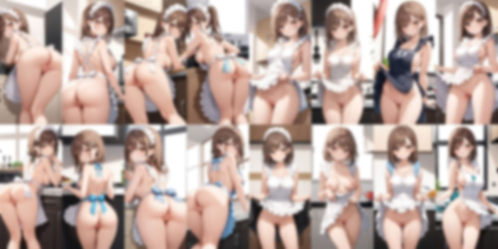 裸エプロンがエッチすぎる【500枚】 画像2