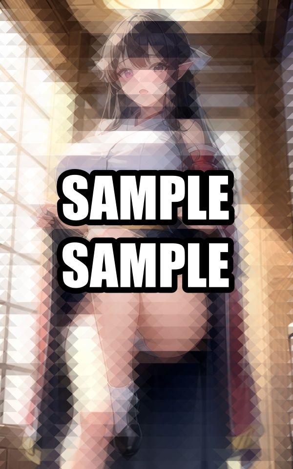 サンプル画像3:和服パンチラ美女イラスト集(むーむー) [d_523255]