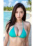 【美女名録】vol7.5  真夏のビーチでクール巨乳美女200枚  【AIグラビア写真集】 画像1