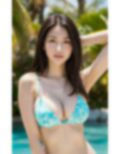 【美女名録】vol7.5  真夏のビーチでクール巨乳美女200枚  【AIグラビア写真集】 画像3