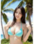 【美女名録】vol7.5  真夏のビーチでクール巨乳美女200枚  【AIグラビア写真集】 画像7