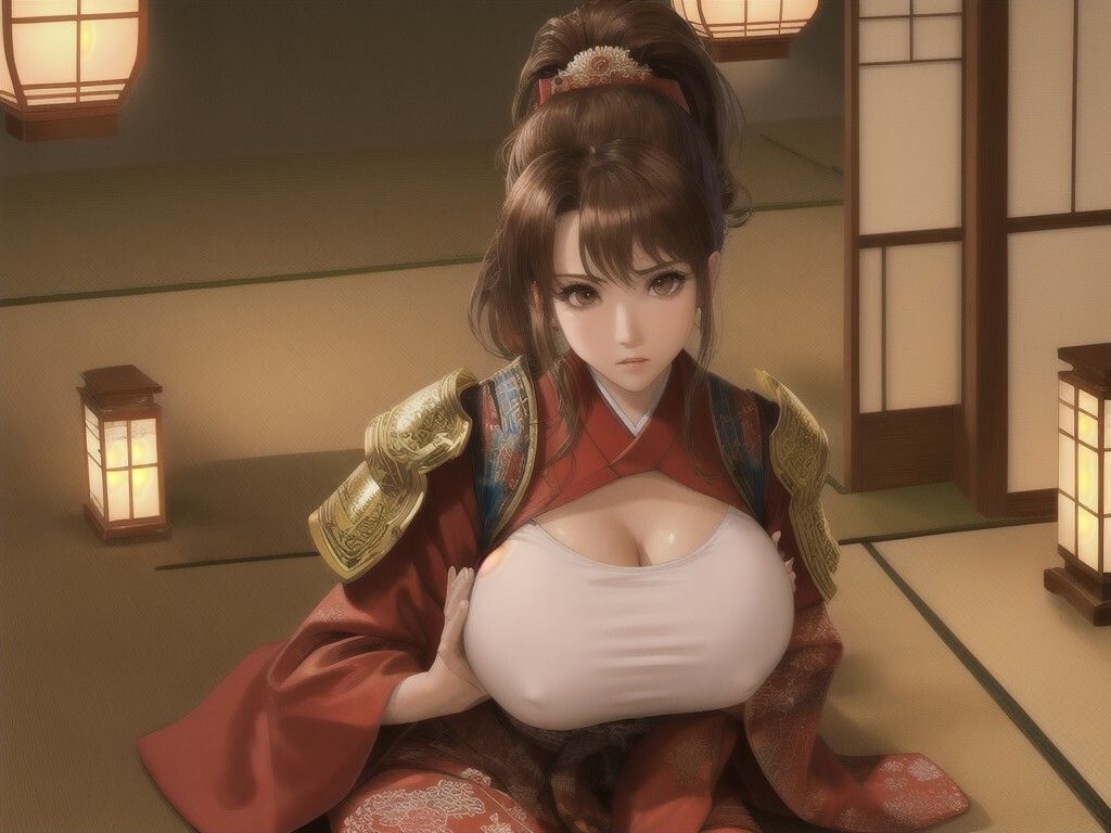 妖艶で美麗な女侍の真剣な表情での誓約シーン集です【女侍09～誓約～】4