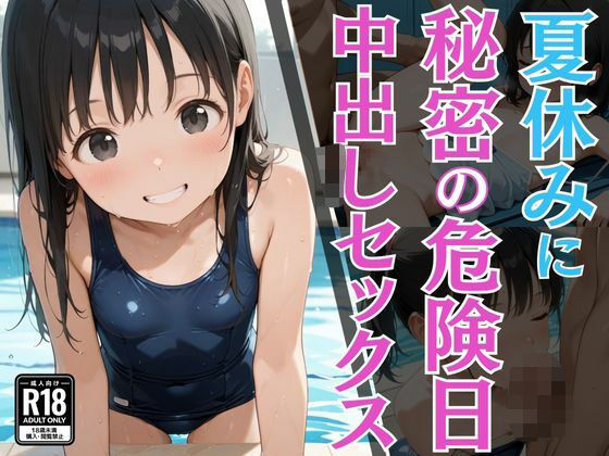 そんなつるぺた少女のえっちな表情【夏休みに秘密の危険日中出しセックス】