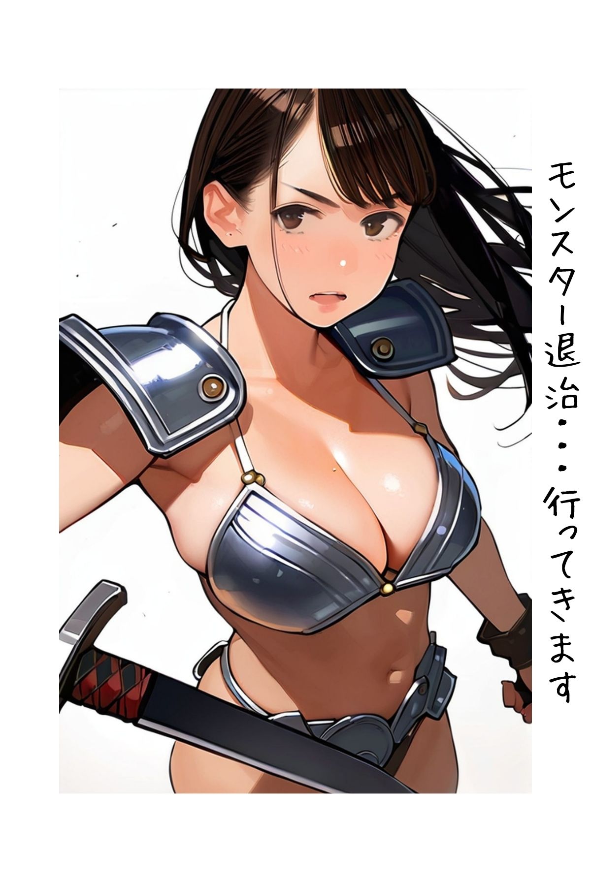 サンプル画像1:むっちむちビキニアーマーオンナ戦士はえっちえち戦うより仲良くなったほうが良くない？（フルカラー）(ailoveproject) [d_524146]