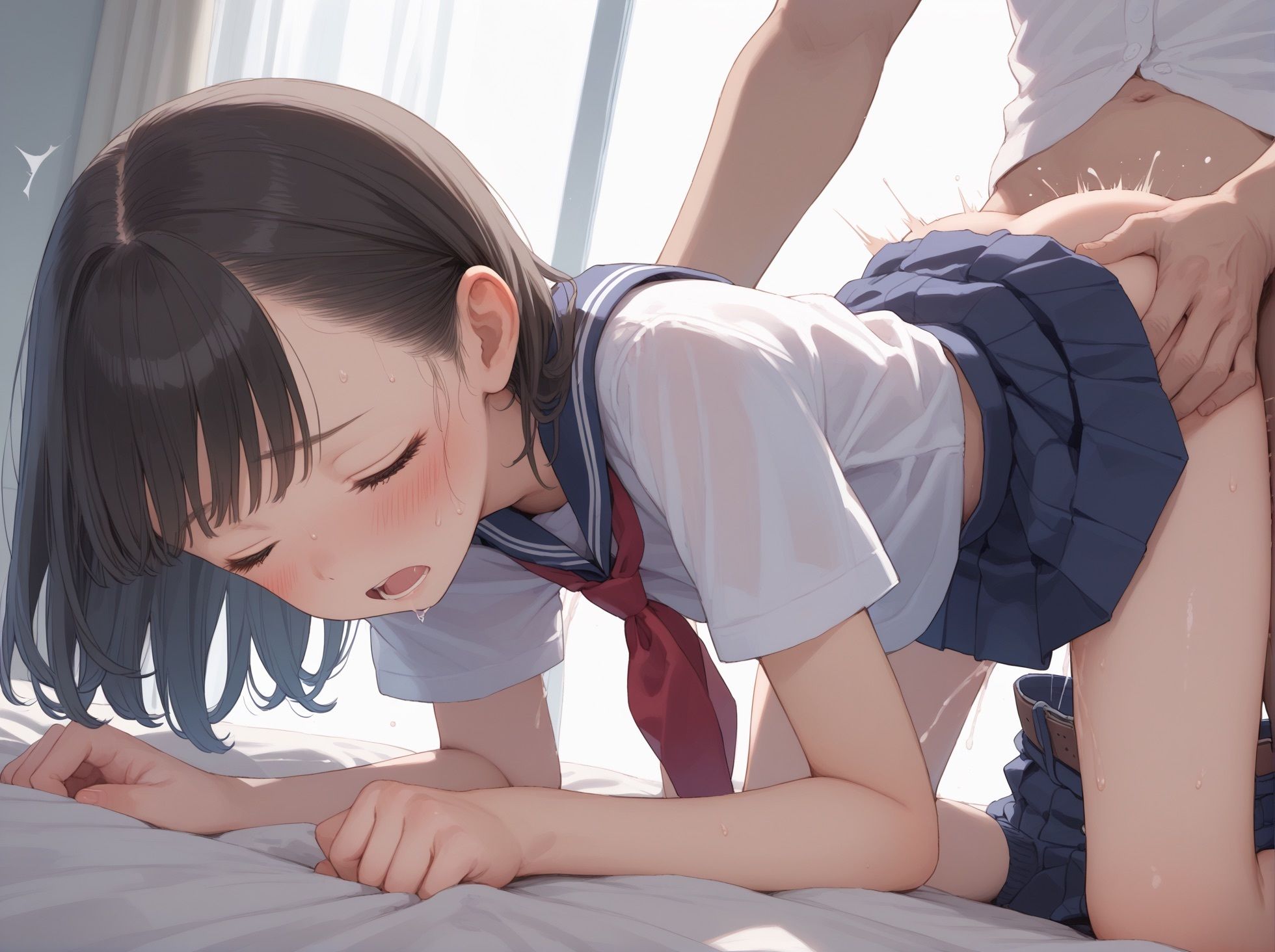 性育学園 貧乳女子校生と放課後えっち よくぼうとろり エロ画像5