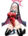 ラテックスボディスーツ様に盛大にぶっかけオーバーフロー 画像2