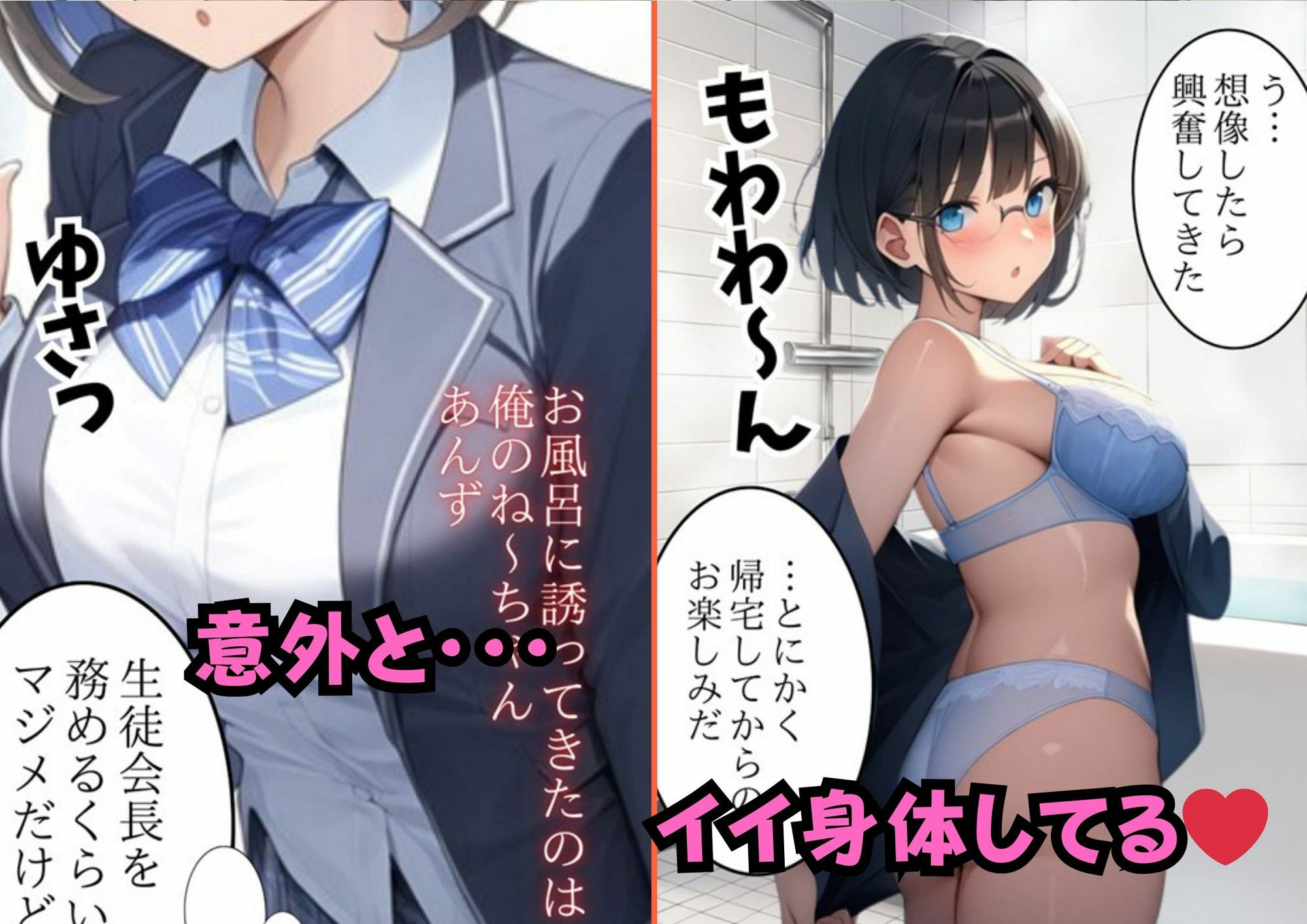 【セリフ付き】エッチに興味津々な姉妹とラブラブエッチ8