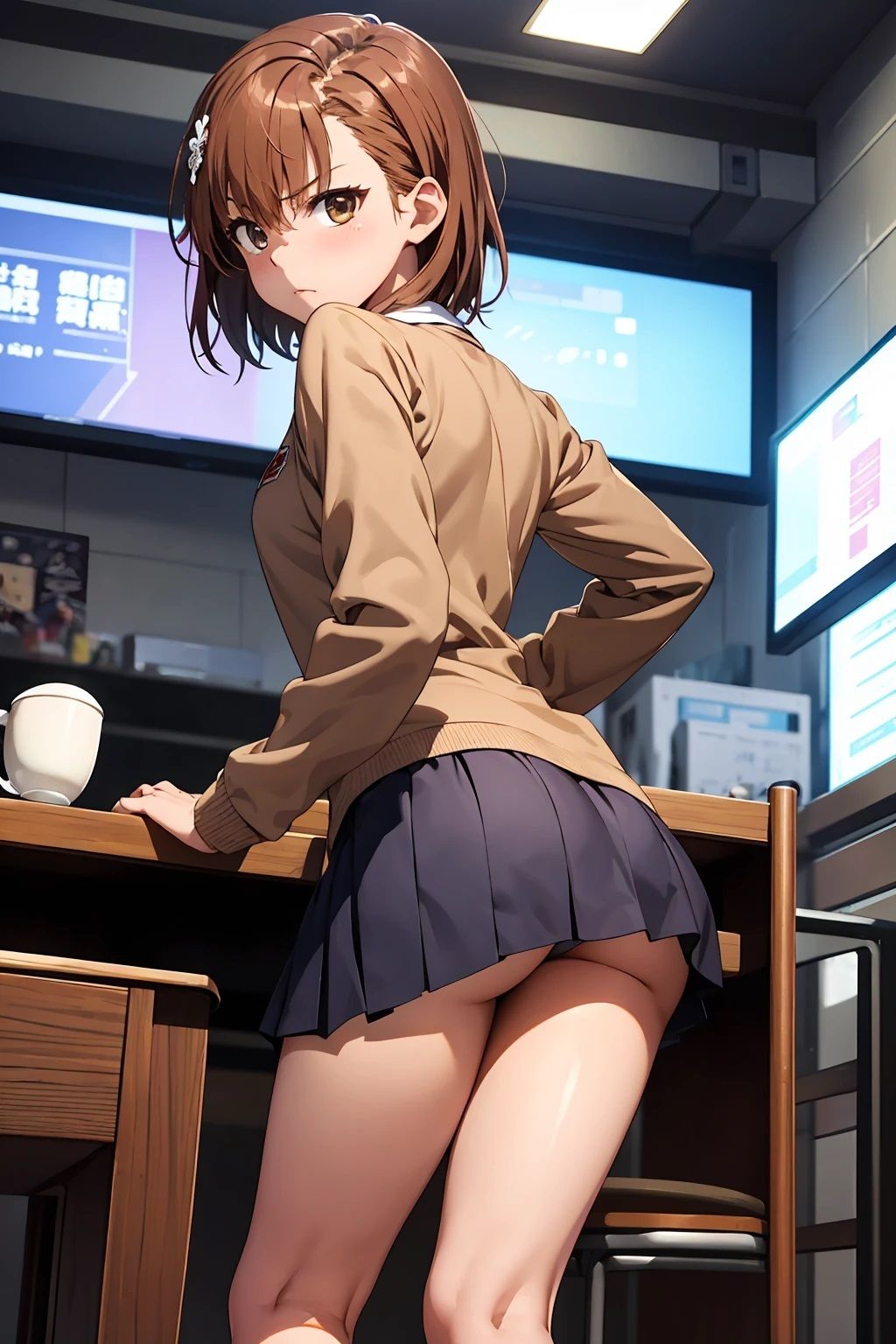 サンプル画像2:御坂〇琴  JK制服  パンチラ（67枚）(ひぐまアート) [d_525081]