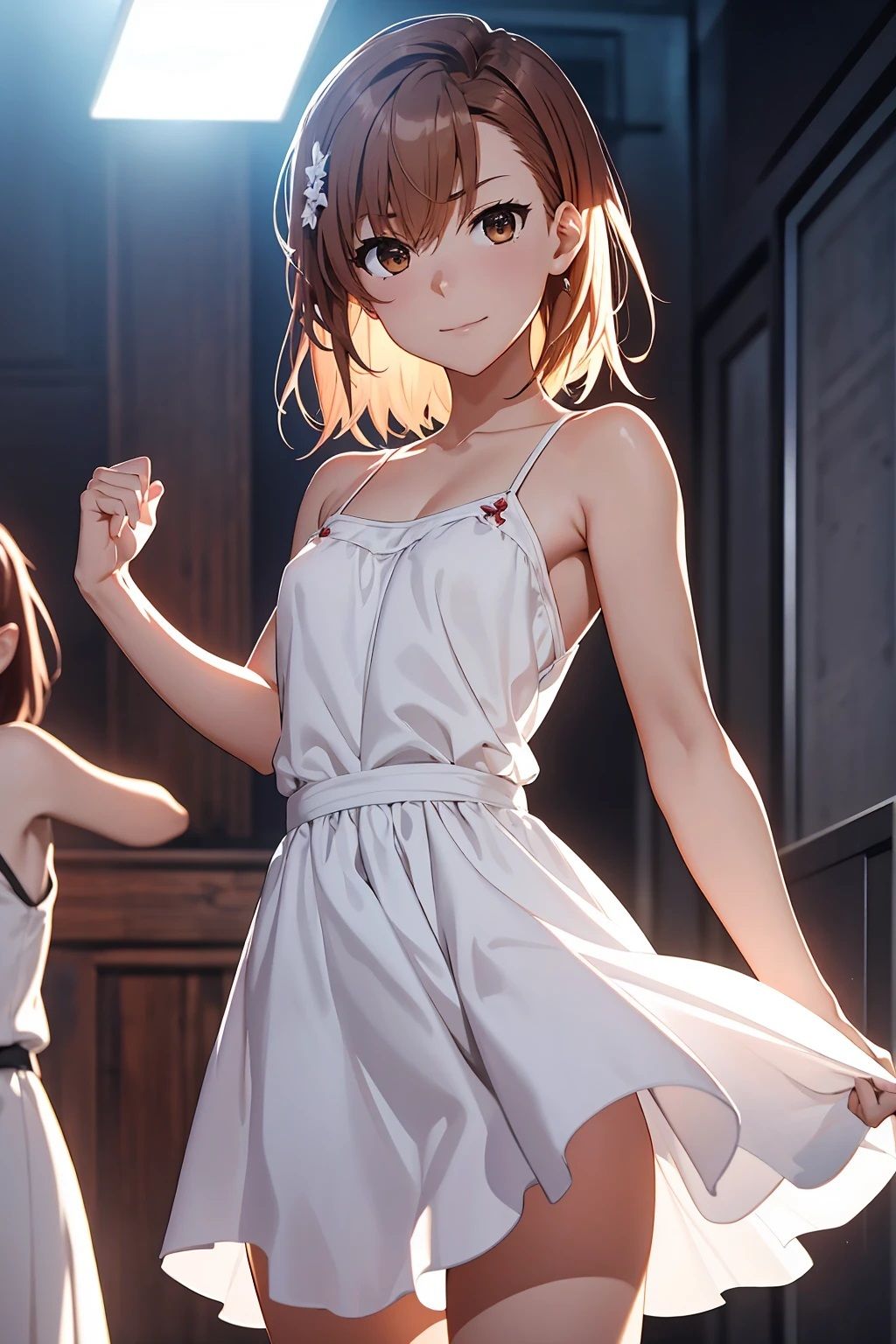 サンプル画像2:御坂〇琴  白色ワンピ（70枚）(ひぐまアート) [d_525088]