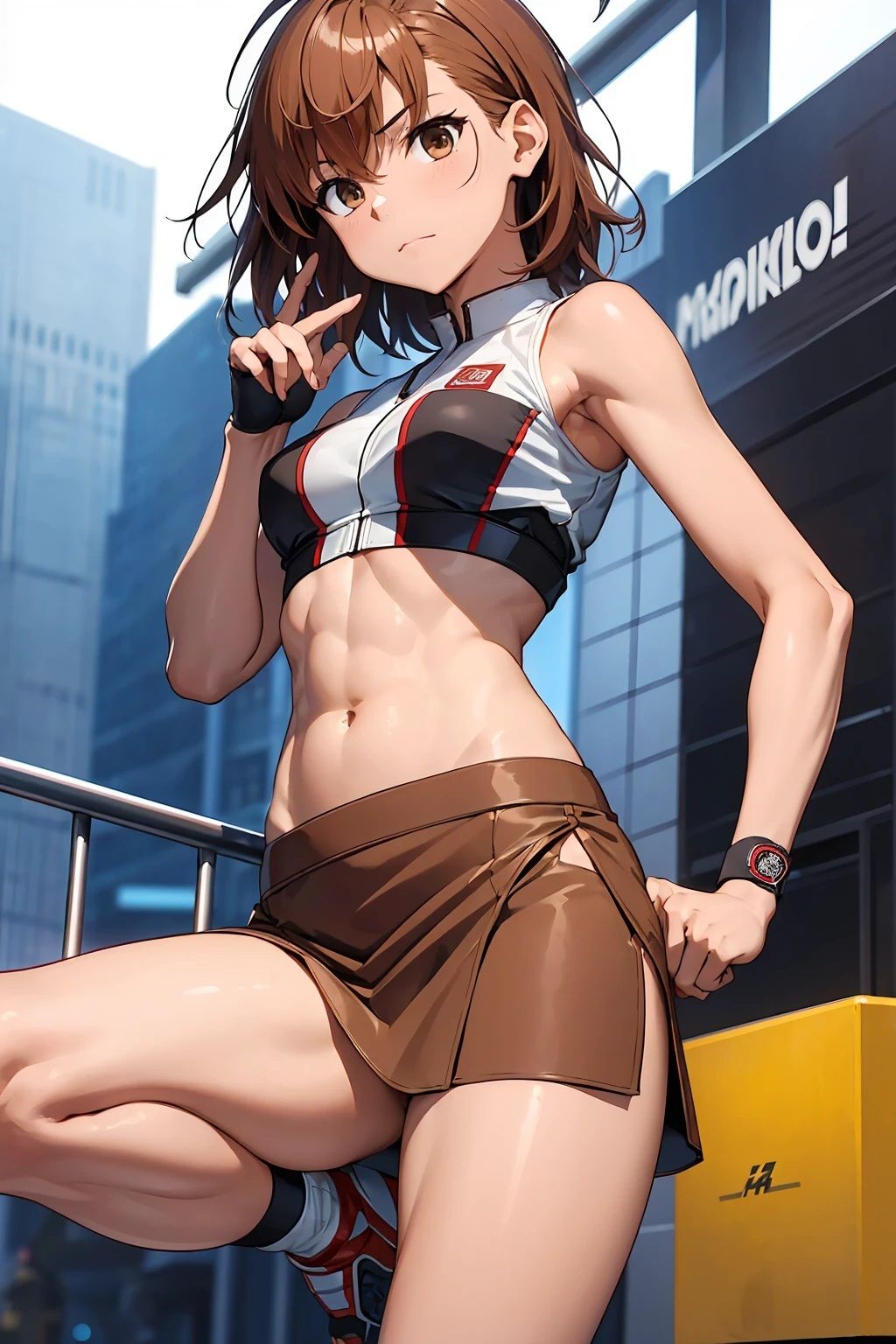 サンプル画像2:御坂〇琴 レースクイーンコス（160枚）(ひぐまアート) [d_525097]