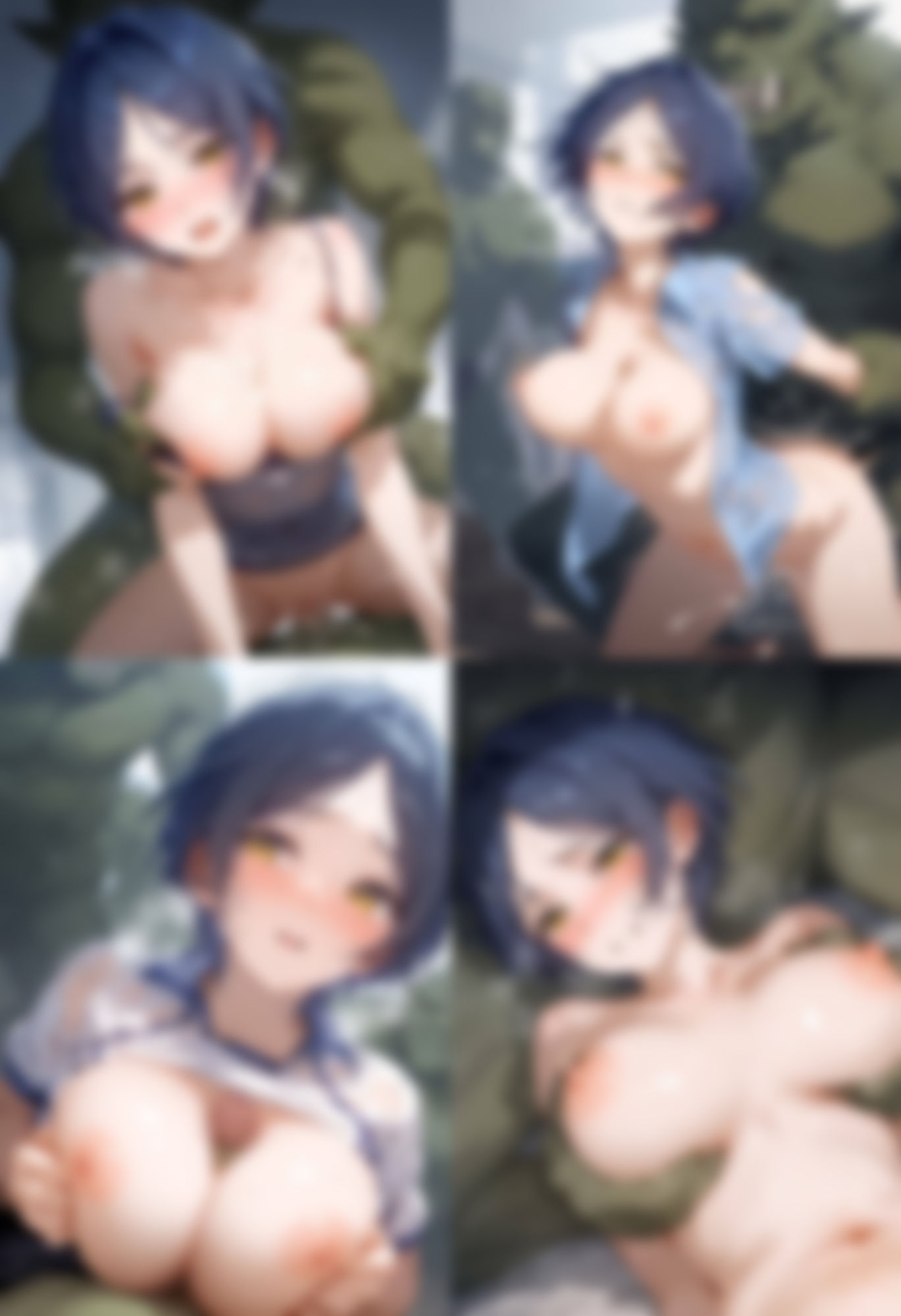 サンプル画像1:オークの肉穴  速水〇(いじらせ田辺) [d_525633]