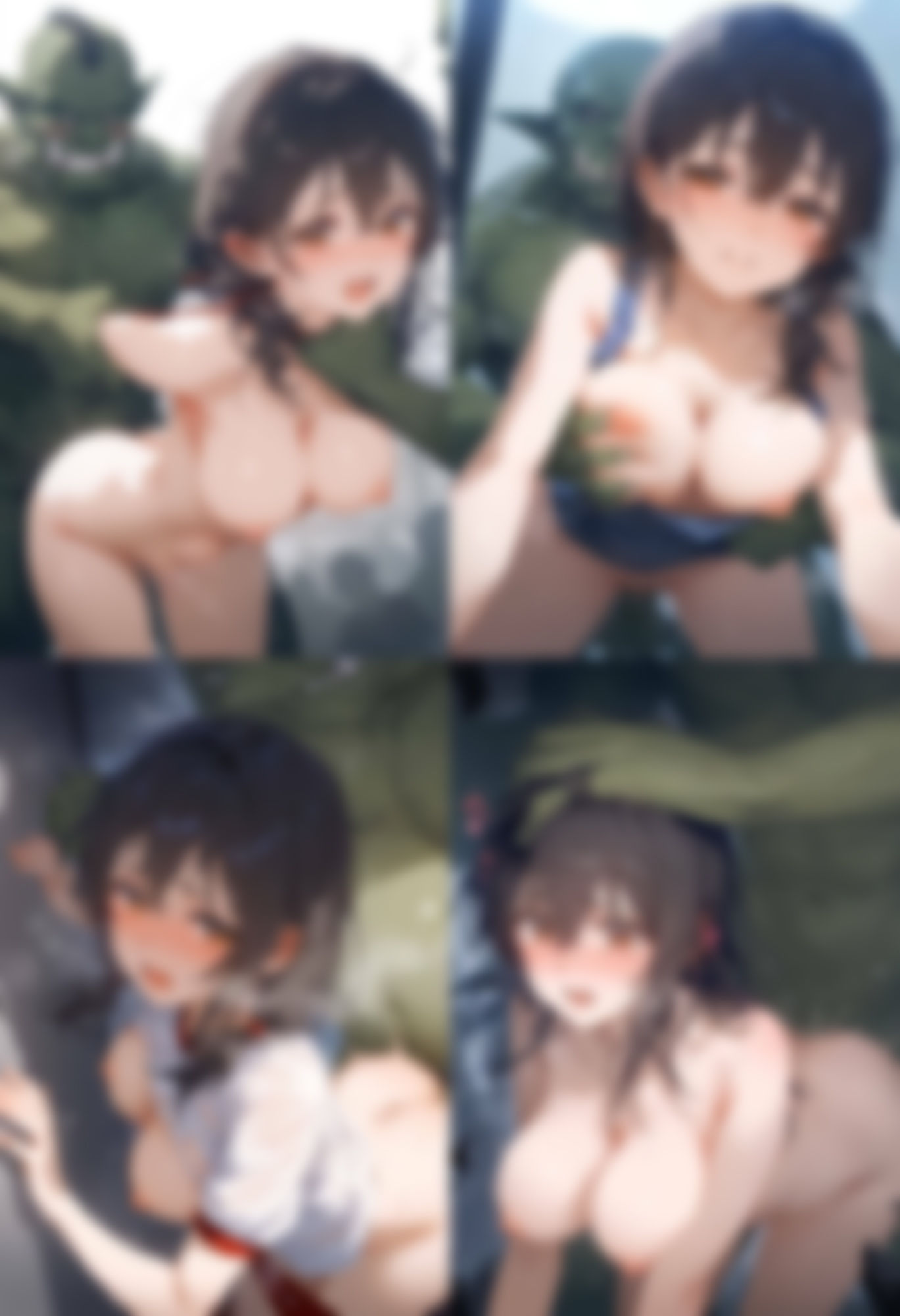 サンプル画像1:オークの肉穴  藤原〇(いじらせ田辺) [d_525645]