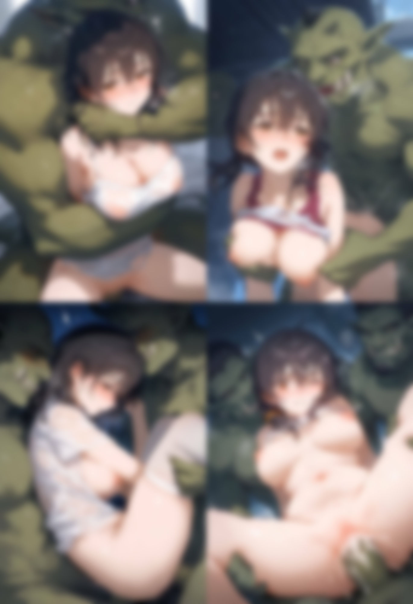 サンプル画像6:オークの肉穴  藤原〇(いじらせ田辺) [d_525645]