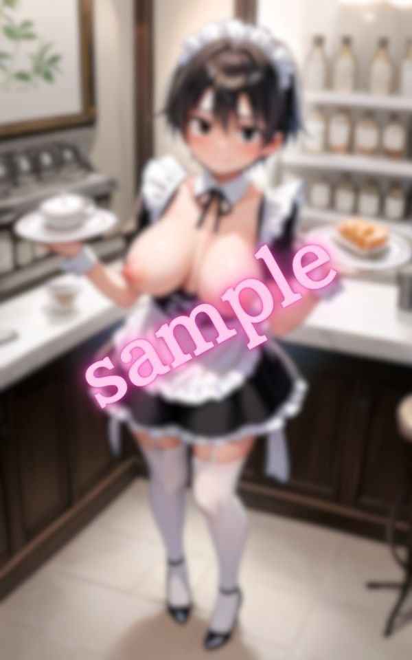 爆乳メイドの誘惑に君は理性を保てるか 画像5