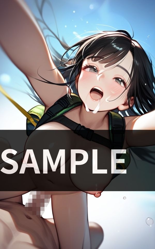 サンプル画像1:最近流行りの スカイダイビングセックス が超気持ちいいらしい(蜜の秘密) [d_525821]