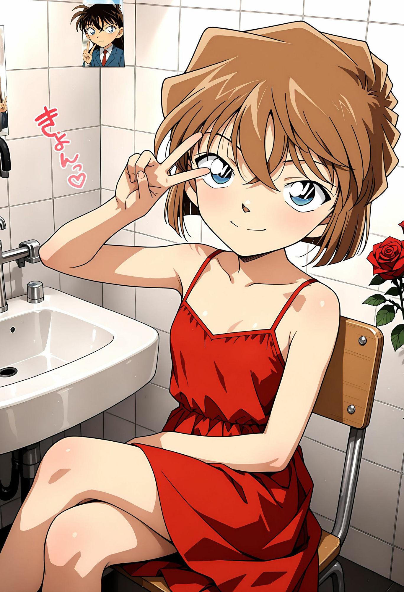 人気泡嬢シェリーちゃん 名探偵コナン エロ画像2