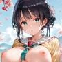 性欲満開！桜の下で巨乳女学生に大量中出し