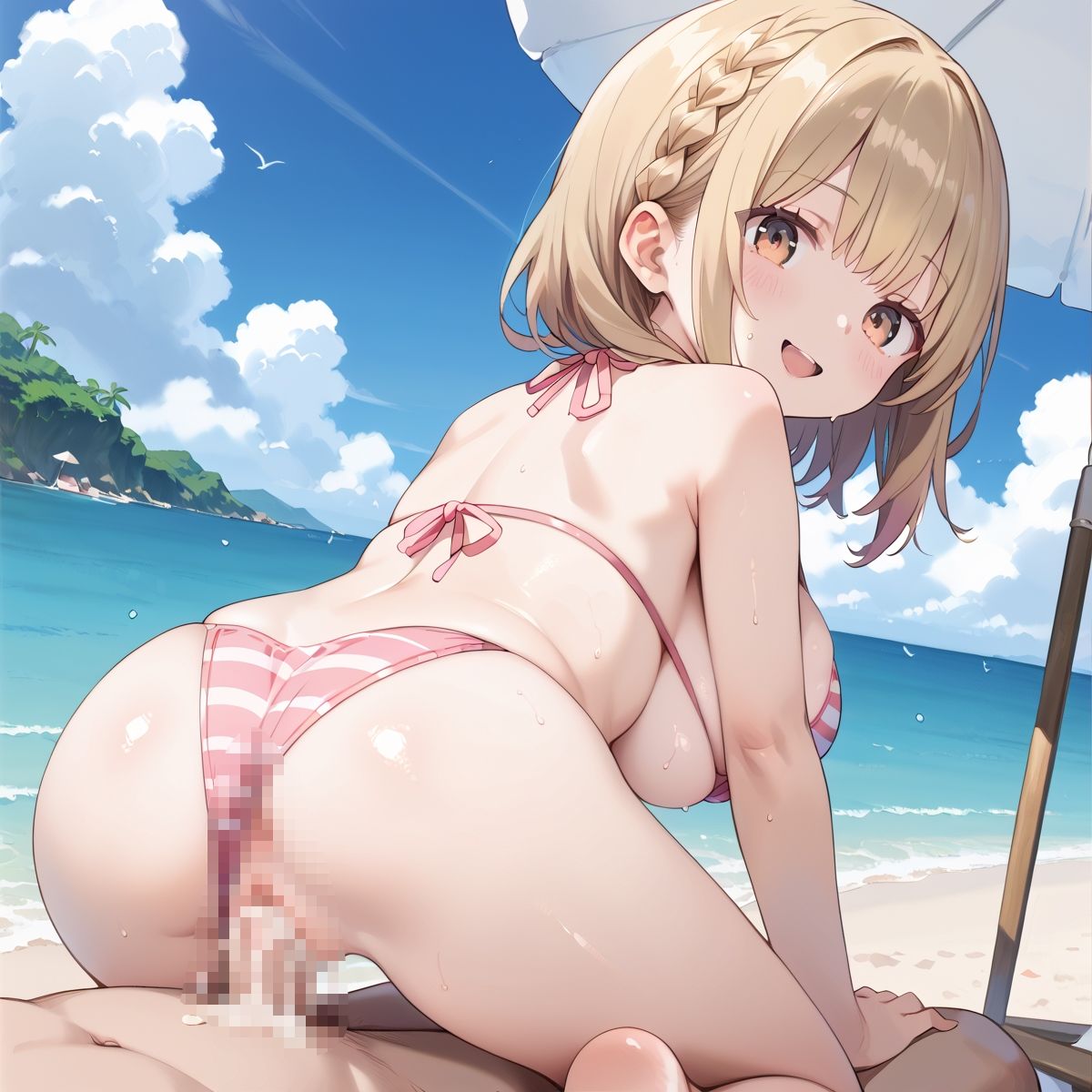 真夏のビーチはさながら彼女の独壇場！vol.4 画像3