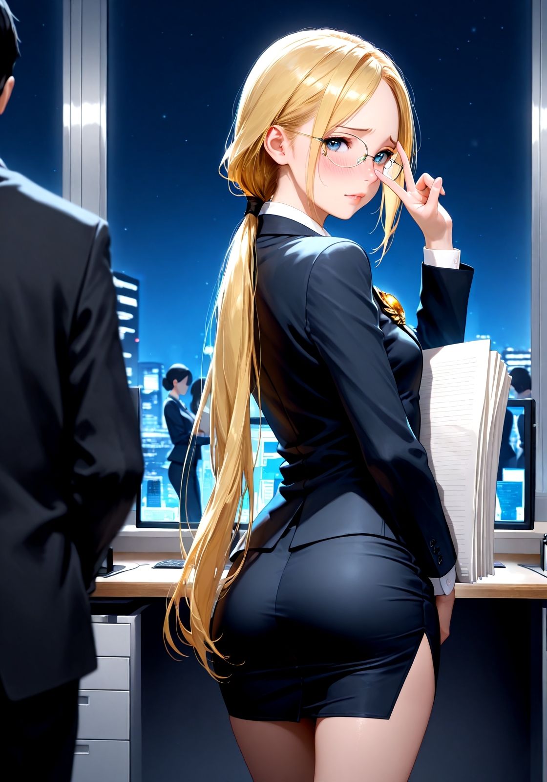 サンプル画像3:セクハラじゃない 〜指導とかリフレッシュとか〜(ニッチッチ) [d_526540]