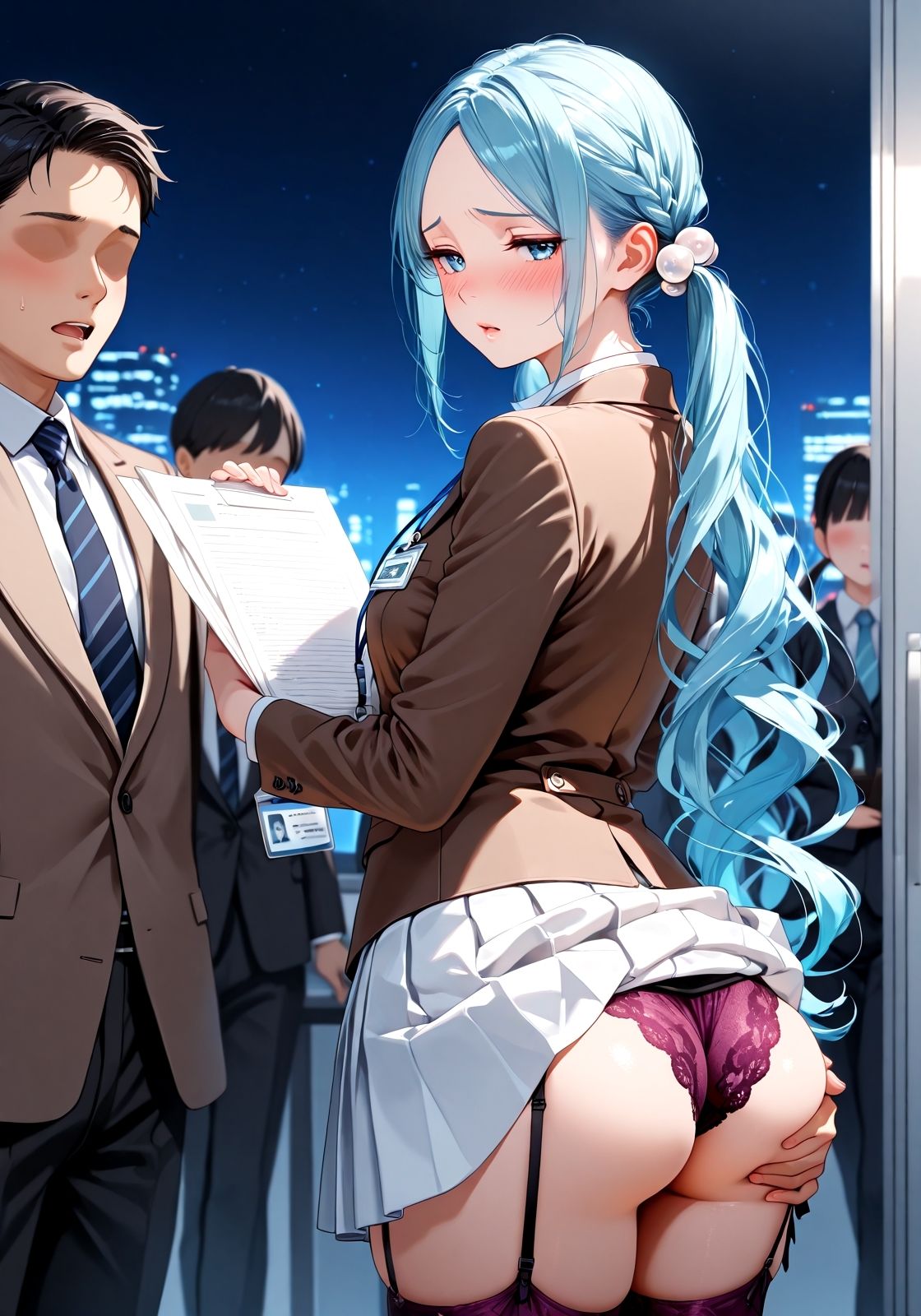 サンプル画像5:セクハラじゃない 〜指導とかリフレッシュとか〜(ニッチッチ) [d_526540]