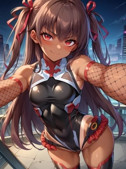 サンプル画像1:対魔忍ユキカゼの水城ゆきかぜから送られてきた自撮り写真(自撮りサークル  イカスミ工房) [d_526585]