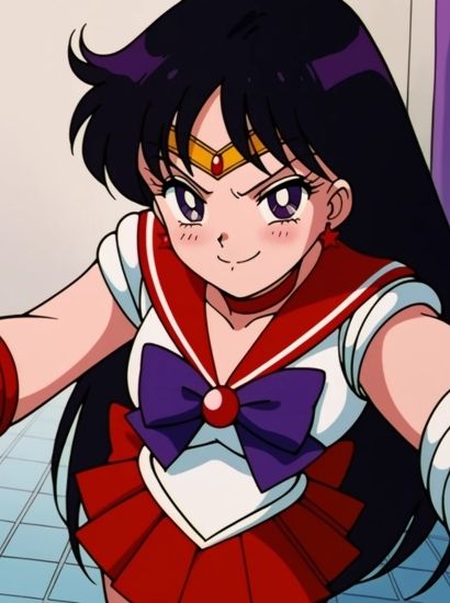 セーラームーンの火野レイから送られてきた自撮り写真 画像1