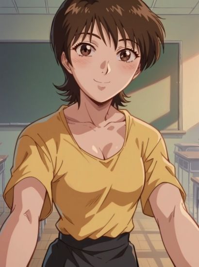 サンプル画像1:GTOの冬月あずさから送られてきた自撮り写真(自撮りサークル  イカスミ工房) [d_526677]