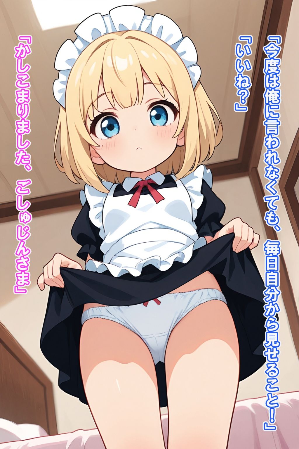 従順ロリメイドにパンツ見せてと頼んでみた5