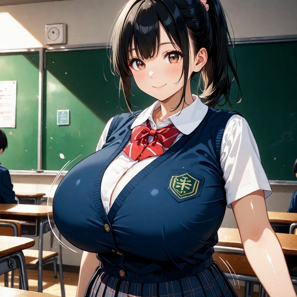 【エロ漫画】淫乱学園ご奉仕学部種付け教育実習体験編 〜即ハメ乳便器〜1