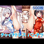チャイナドレスで片足上げパンチラ