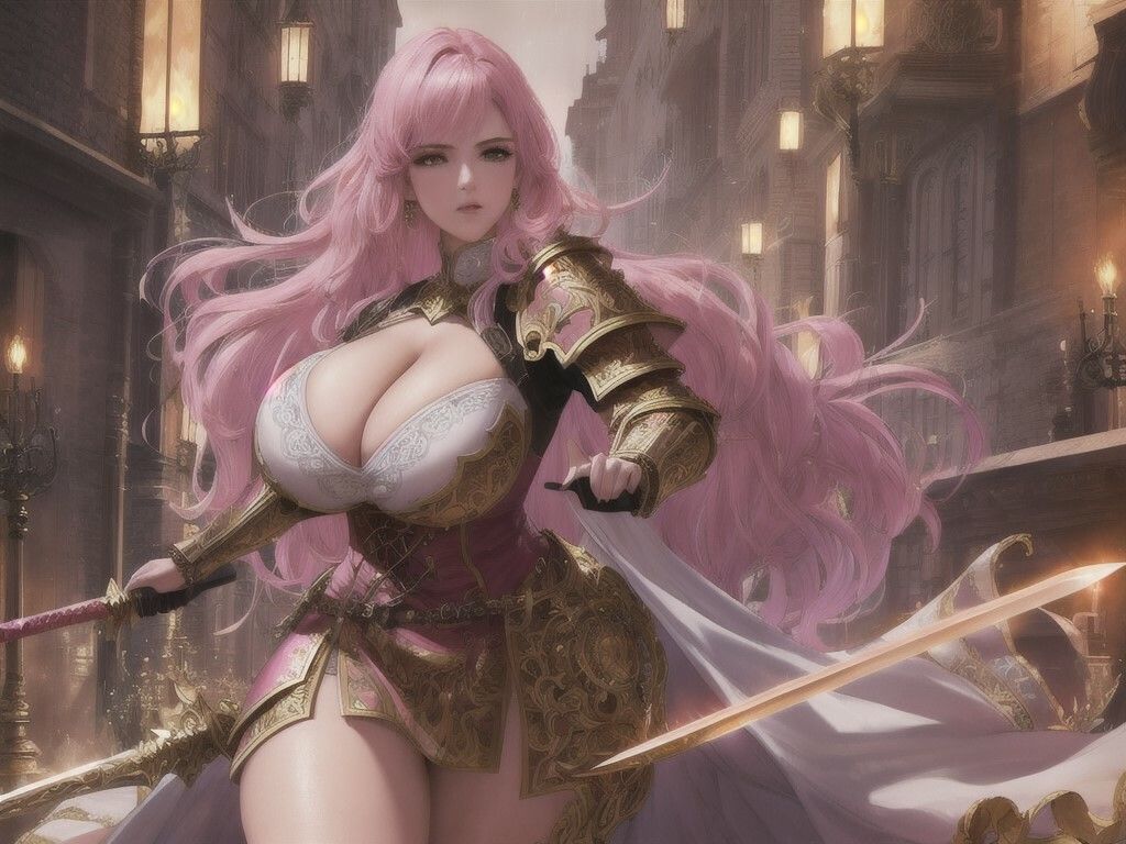 サンプル画像3:ピンクの女騎士 01 〜プロローグ〜(DA Fantasy) [d_528007]