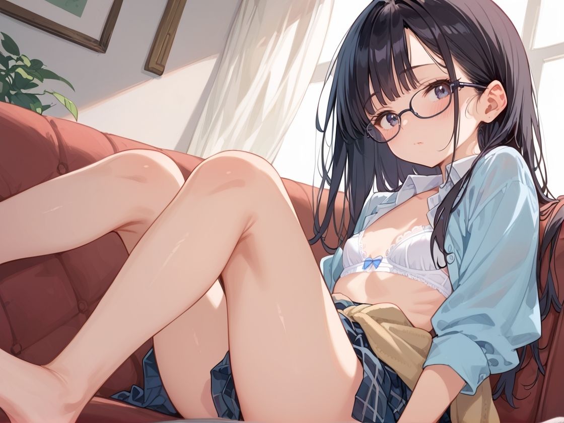 サンプル画像1:地味委員長の性を開花させちゃう中出しセックス(まねき猫) [d_528269]