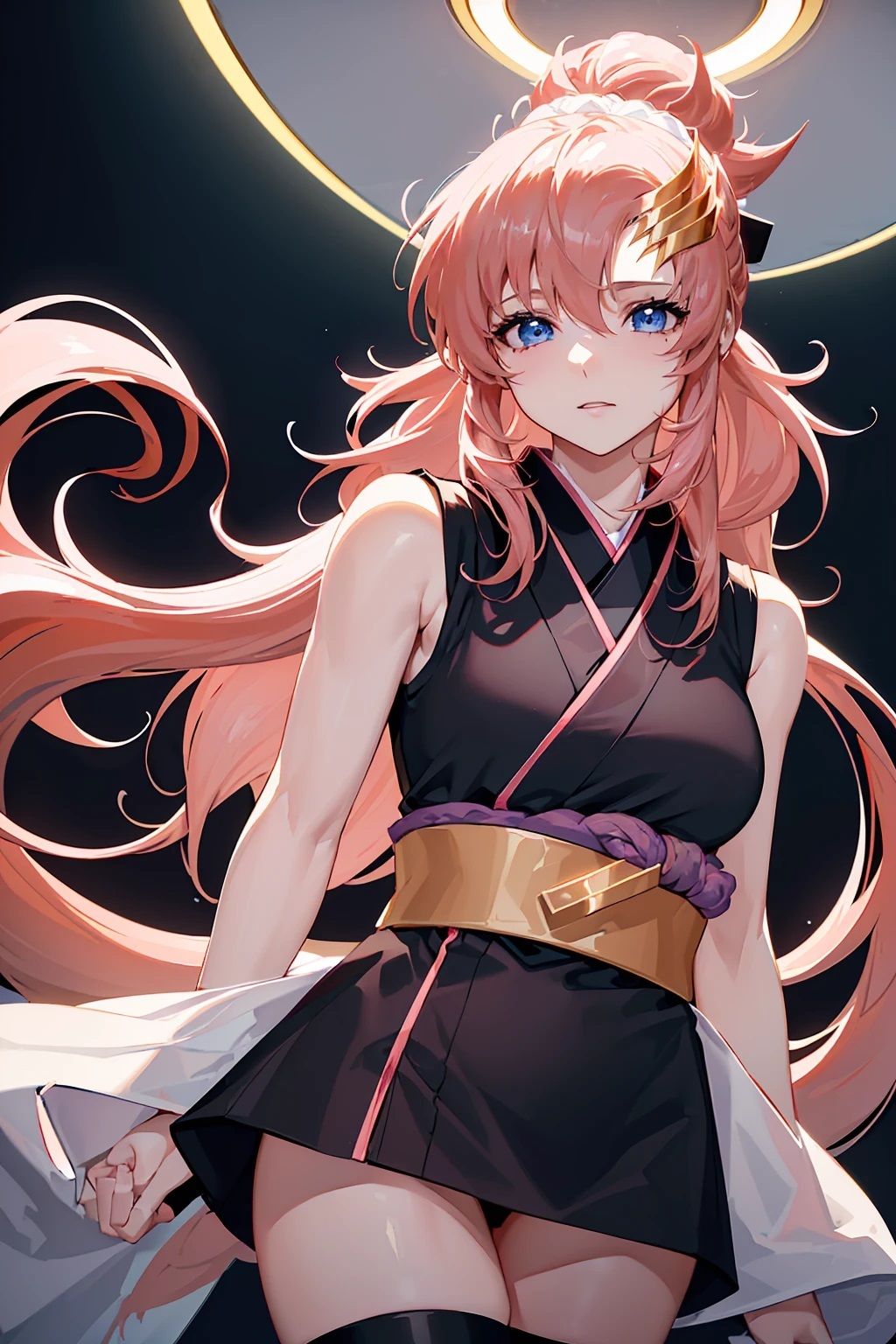 サンプル画像1:ラ〇ス・クライン  着物とロングポニテ（68枚）(メークインアート) [d_528343]