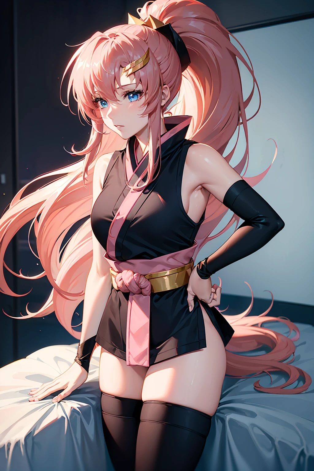 サンプル画像2:ラ〇ス・クライン  着物とロングポニテ（68枚）(メークインアート) [d_528343]