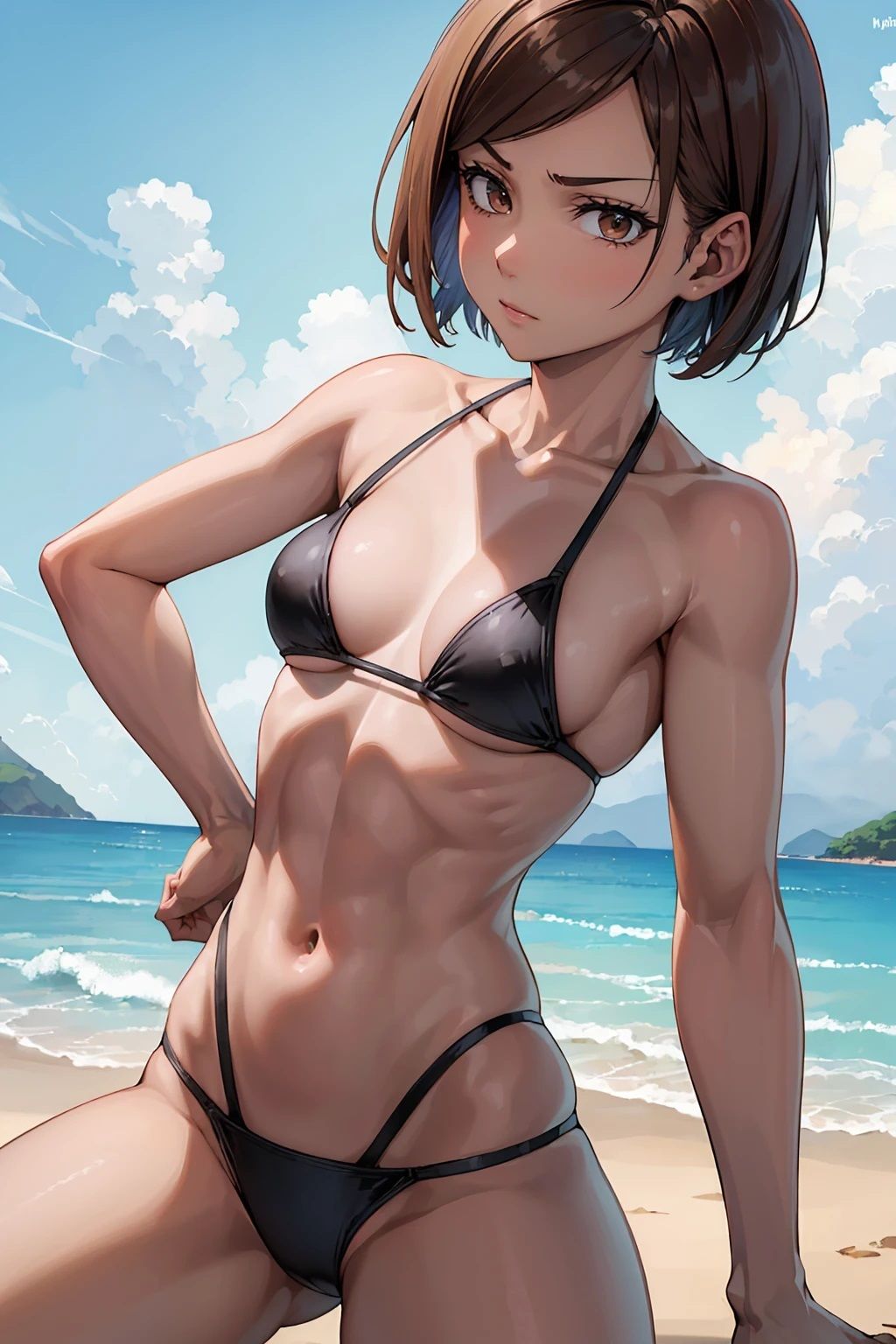 サンプル画像1:釘崎〇薔薇  筋肉質（55枚）(メークインアート) [d_528344]