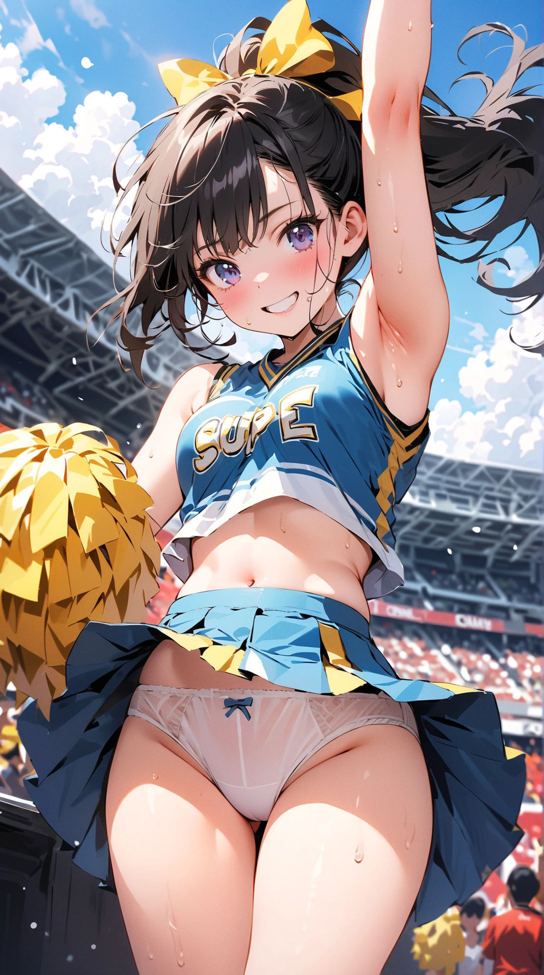 サンプル画像3:美少女チアガールのオフショットVOL3(きれいなAIお姉さん) [d_528563]