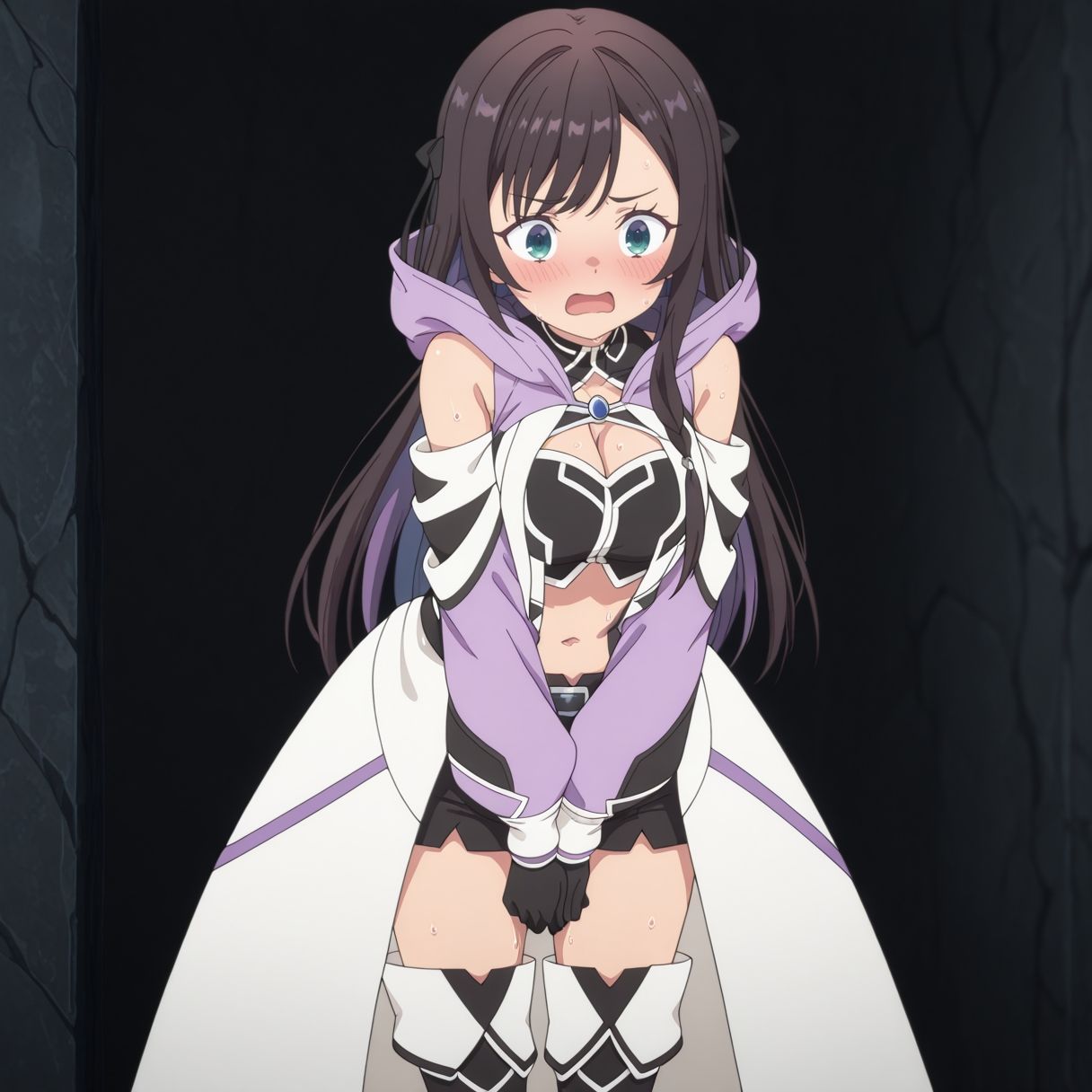 サンプル画像5:残業でおかしくなった 受付嬢(むさこた) [d_528707]