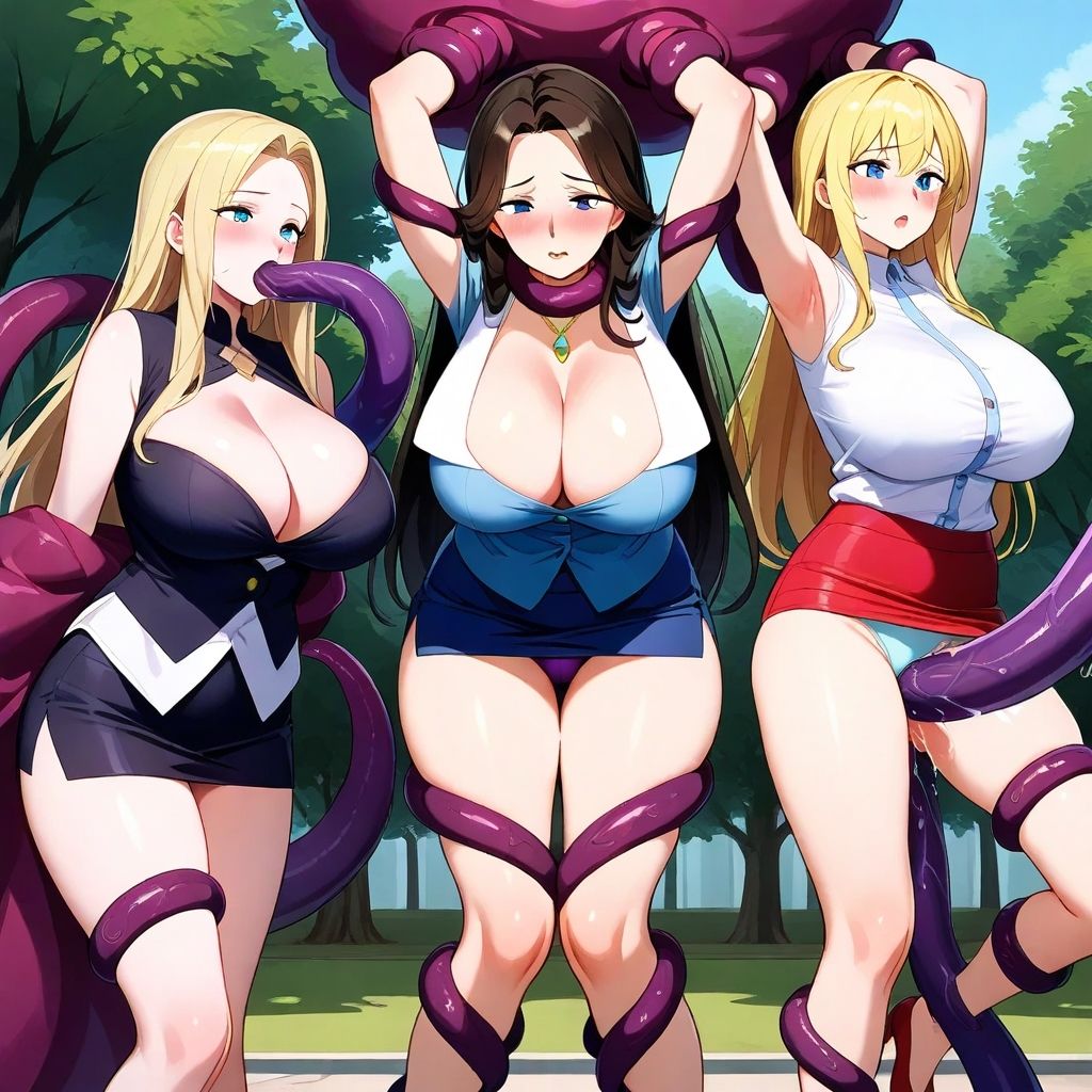 サンプル画像6:フェチコレVol.36 触手に襲われ弄ばれる巨乳人妻たち【総枚数250枚】(満点星) [d_528745]