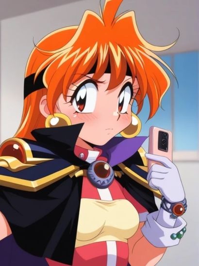 サンプル画像1:スレイヤーズのリナ=インバースから送られてきた自撮り写真(自撮りサークル  イカスミ工房) [d_528749]