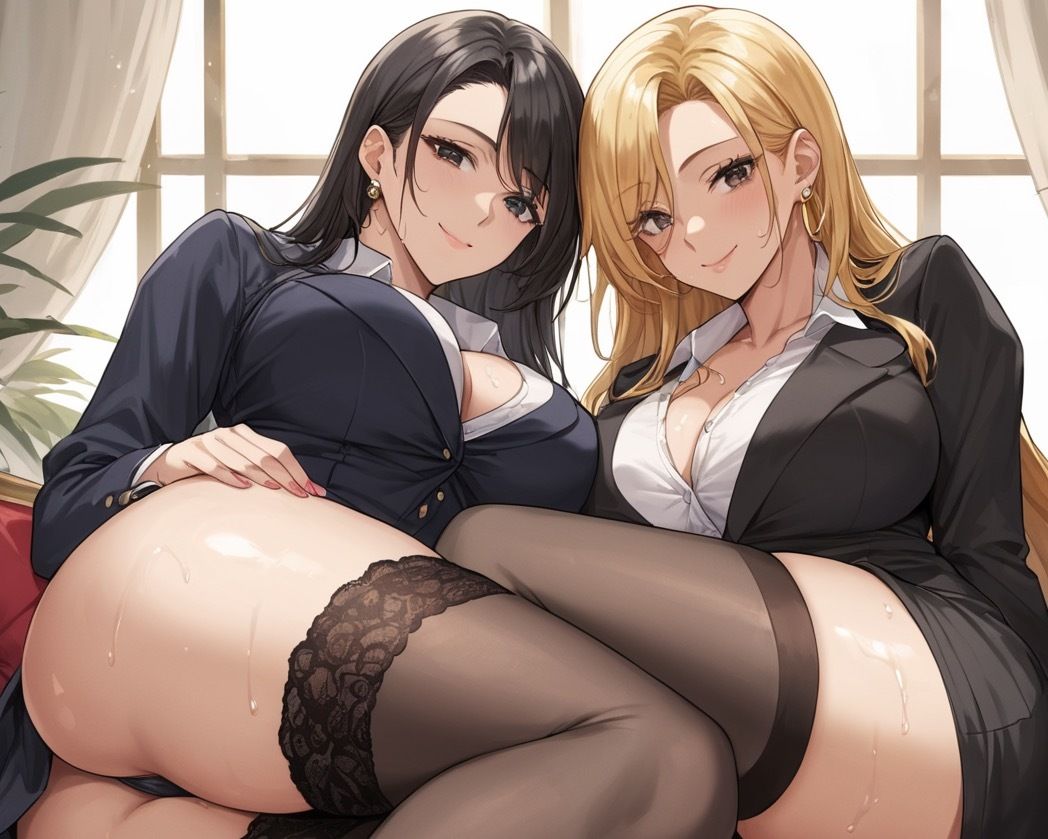 サンプル画像1:オフィスハーレム！爆乳社員たちとヤリまくり社内性活！(むちふわドーナツ) [d_528796]