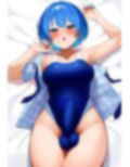 ふたなりスク水華麗に射精 画像10