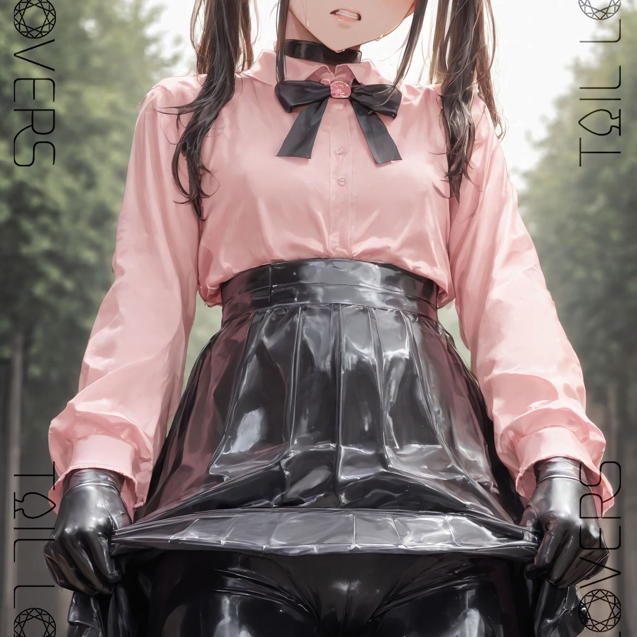 サンプル画像2:地雷系彼女とラバースーツ(TAIL LOVERS) [d_529069]