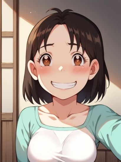 サンプル画像1:浦安鉄筋家族の大沢木順子から送られてきた自撮り写真(自撮りサークル  イカスミ工房) [d_529185]