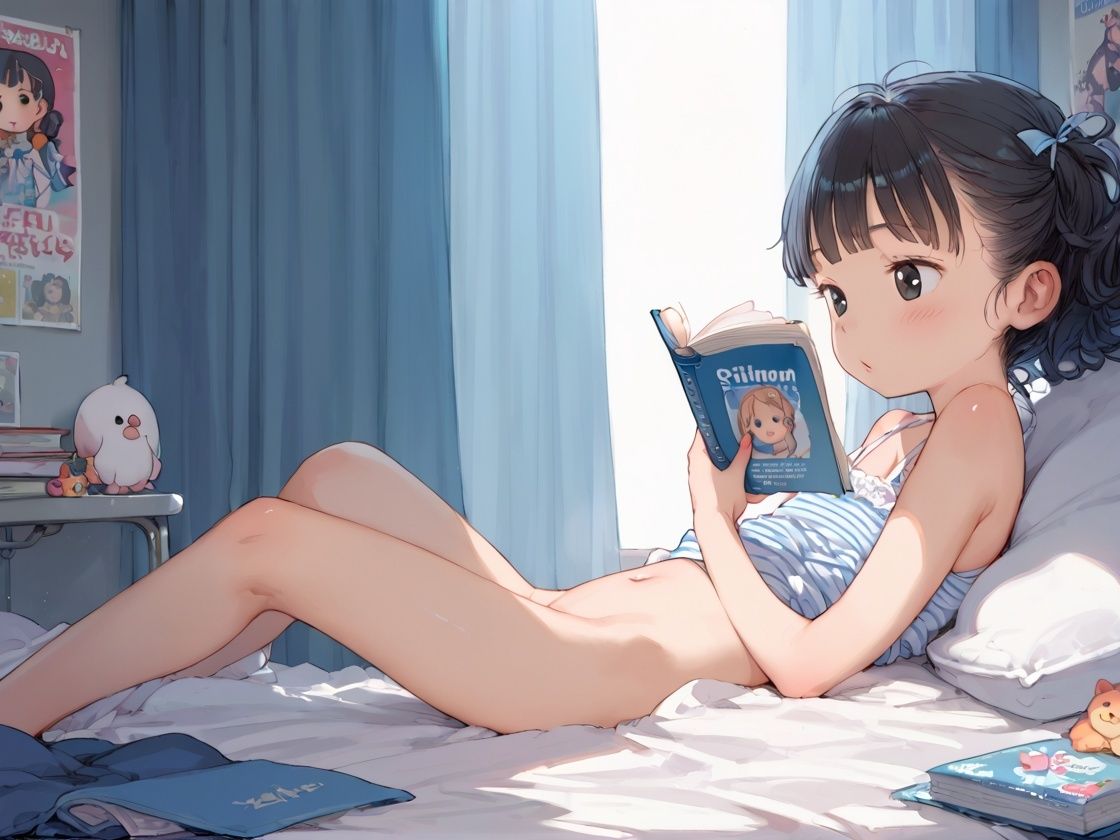 サンプル画像5:つるぺた妹と中出しごっこ(けいちゃみ) [d_529196]