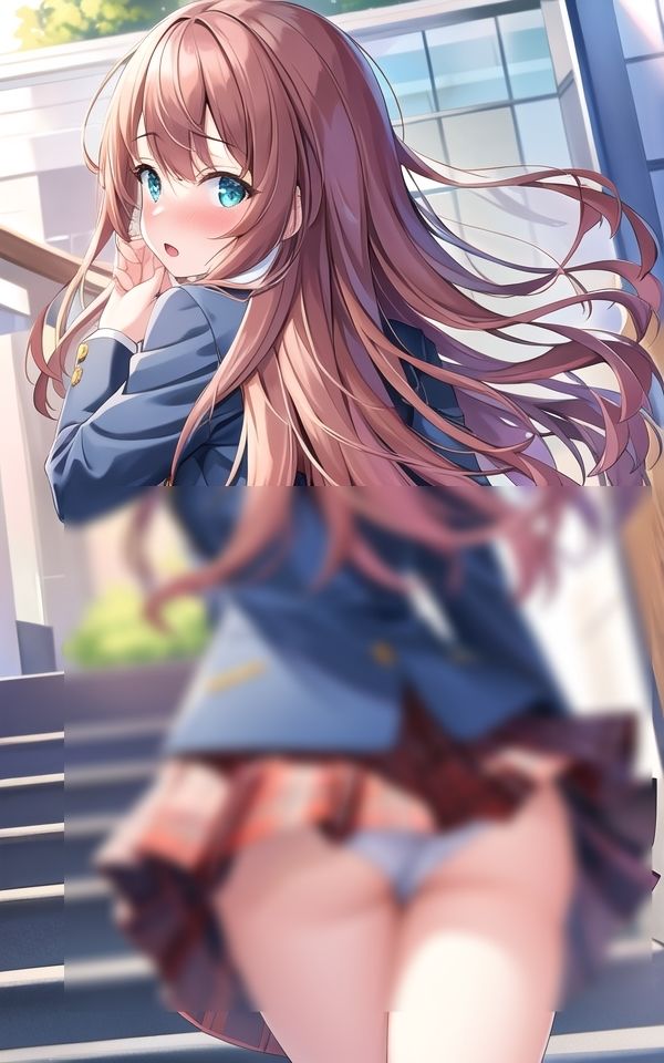 サンプル画像3:先輩のパンチラ姿はエッチ過ぎた(夢の始まり) [d_529326]