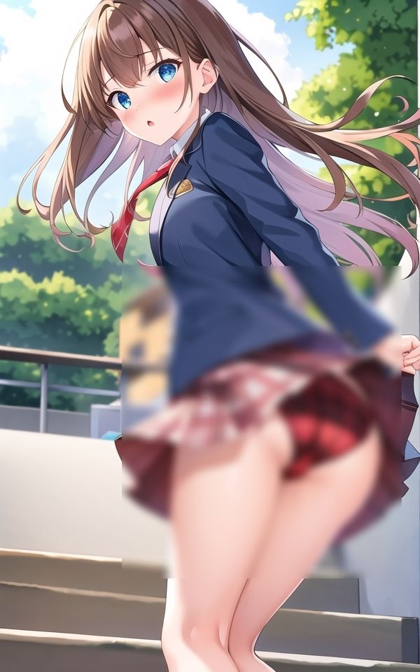 サンプル画像4:先輩のパンチラ姿はエッチ過ぎた(夢の始まり) [d_529326]