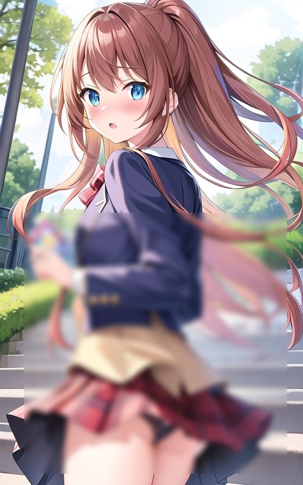 サンプル画像5:先輩のパンチラ姿はエッチ過ぎた(夢の始まり) [d_529326]