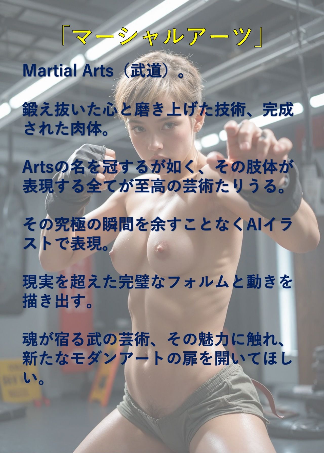 サンプル画像2:AI最強美術部vol.4「マーシャルアーツ」(ノーティラス) [d_529421]