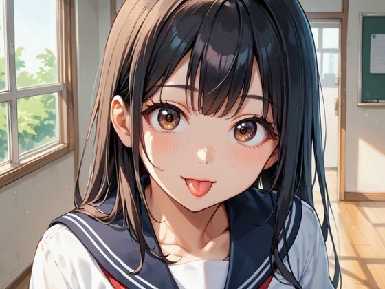 サンプル画像2:パンチラ学園〜絶対見せちゃう！巨乳女子校生の誘惑スカートの奥〜(ぱいんだー出版) [d_529635]