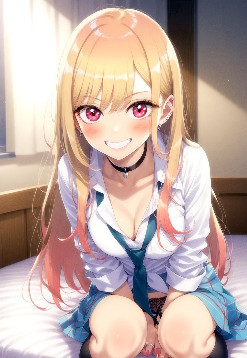 サンプル画像1:今日のおかず その着せ替え人形は◯をする 喜◯川 海夢 No.2(イラスト18区) [d_529668]